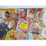 A collection of Photoplay Film Monthly magazines along with a selection of cinema listings etc