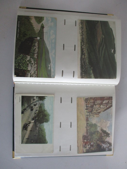 A large collection of postcards in five albums - Image 66 of 89