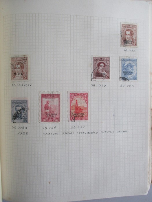 A album of stamp from countries including Afghanistan, Albania, Argentina, Austria, Belgium, Brazil, - Image 19 of 119