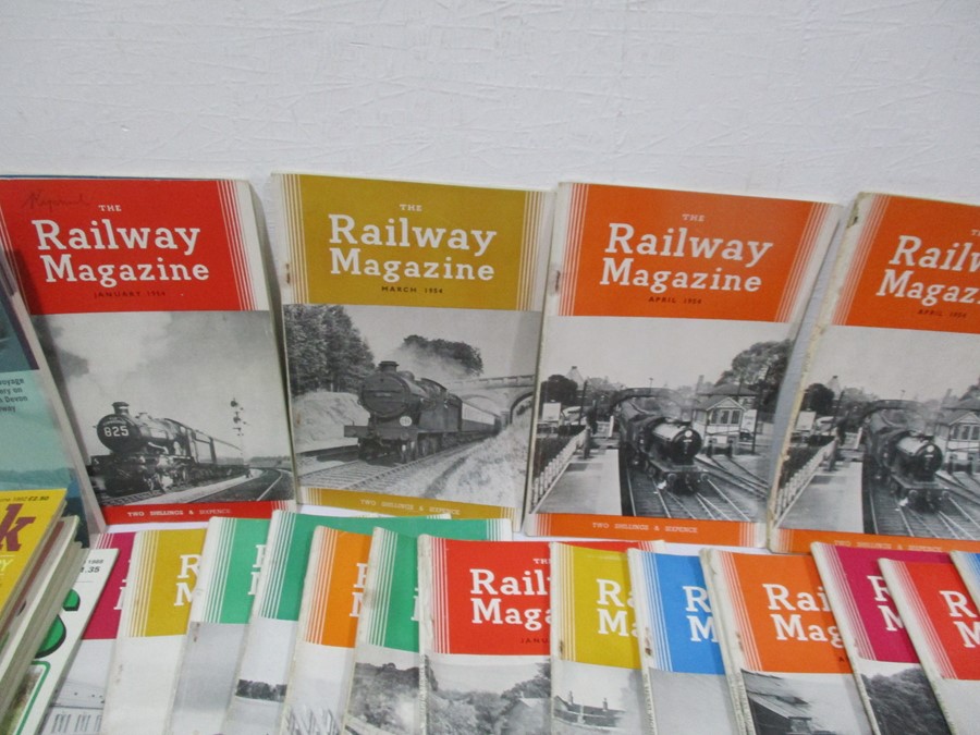 A large selection of railway books and magazines including The Railway Magazine, Steam Days & Back - Image 2 of 11