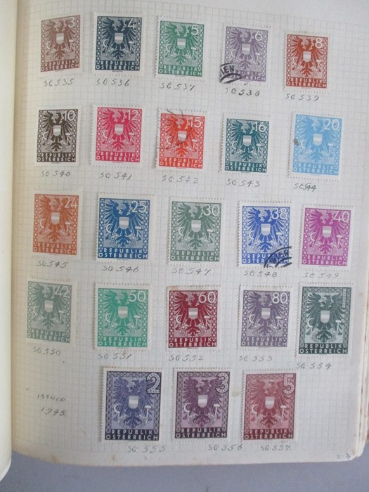 A album of stamp from countries including Afghanistan, Albania, Argentina, Austria, Belgium, Brazil, - Image 33 of 119