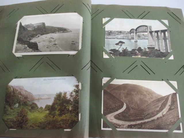 Two albums of vintage postcards - Image 39 of 63