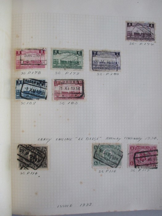 A album of stamp from countries including Afghanistan, Albania, Argentina, Austria, Belgium, Brazil, - Image 89 of 119