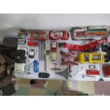 A large collection of various toys including Tonka etc - in two boxes
