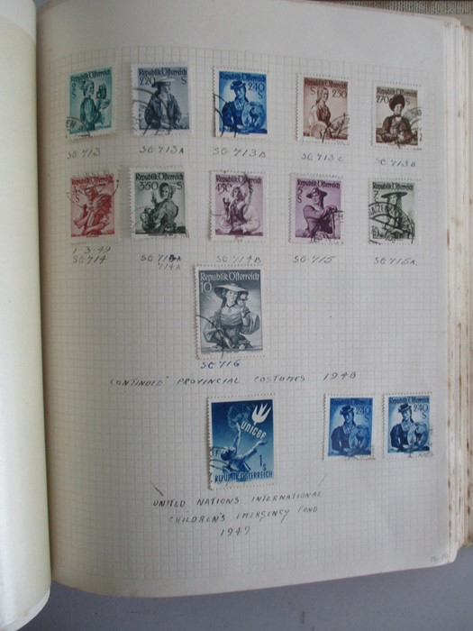 A album of stamp from countries including Afghanistan, Albania, Argentina, Austria, Belgium, Brazil, - Image 38 of 119