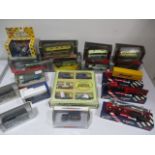 A collection of boxed die-cast vehicles including Dinky, Matchbox, Corgi etc