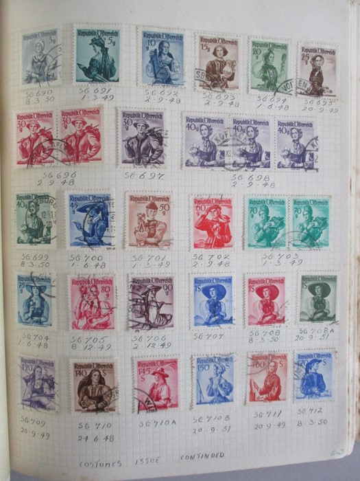 A album of stamp from countries including Afghanistan, Albania, Argentina, Austria, Belgium, Brazil, - Image 37 of 119