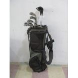 A set of Ping golf clubs