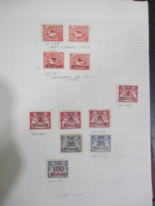 Two albums of stamps from countries including Denmark, Dominican Republic, Ecuador, Estonia, - Image 4 of 48