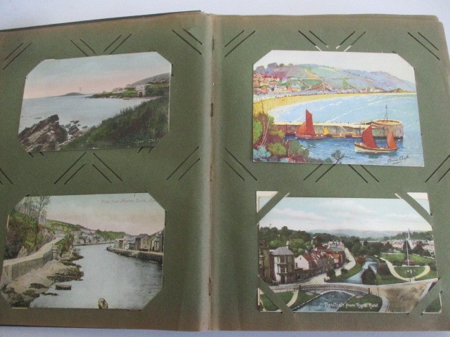 Two albums of vintage postcards - Image 34 of 63