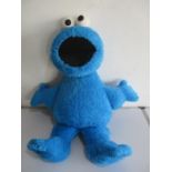 The Cookie Monster from Sesame Street large soft toy