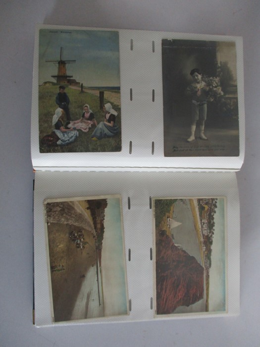 A large collection of postcards in five albums - Image 61 of 89