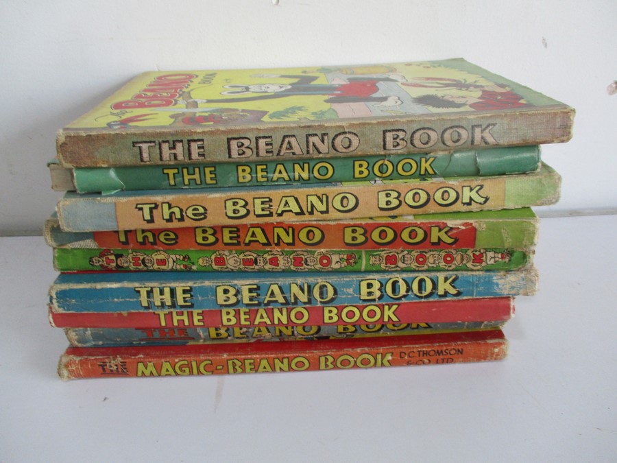 A collection of nine Beano Annuals dating from 1949 -1959, including The Magic-Beano Book (1949) - Image 10 of 10