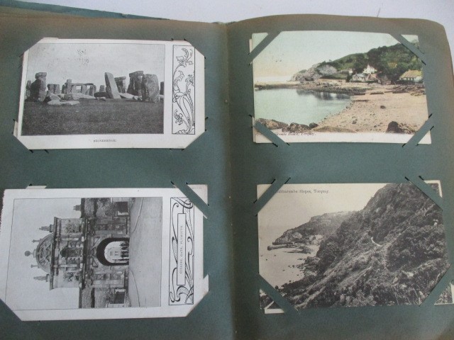 Two albums of vintage postcards - Image 7 of 63