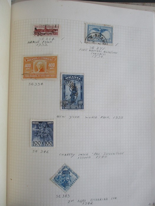 A album of stamp from countries including Afghanistan, Albania, Argentina, Austria, Belgium, Brazil, - Image 109 of 119