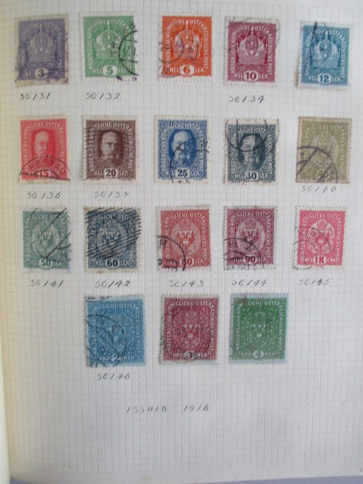 A album of stamp from countries including Afghanistan, Albania, Argentina, Austria, Belgium, Brazil, - Image 25 of 119