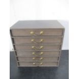 A vintage set of 6 drawers by Advance