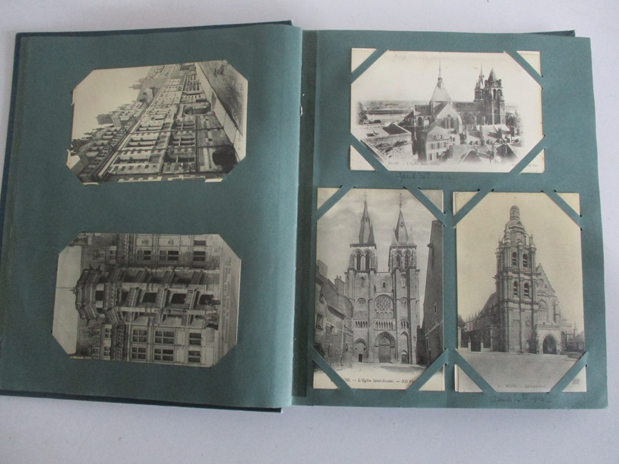 A large collection of postcards in five albums - Image 36 of 89