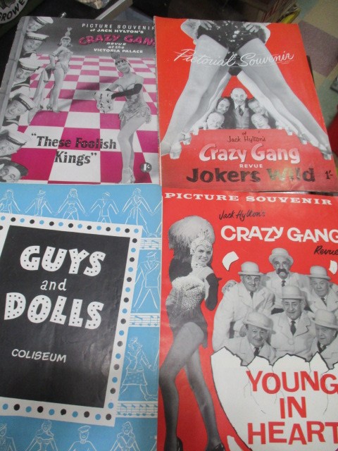 A collection of vintage theatre programmes, holiday brochures, including The Crazy Gang, Folies - Image 12 of 15