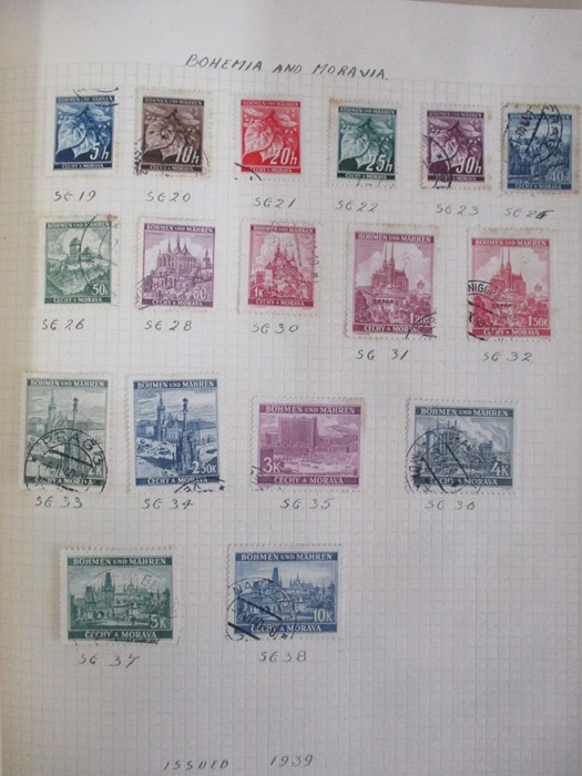 A album of stamp from countries including Afghanistan, Albania, Argentina, Austria, Belgium, Brazil, - Image 96 of 119