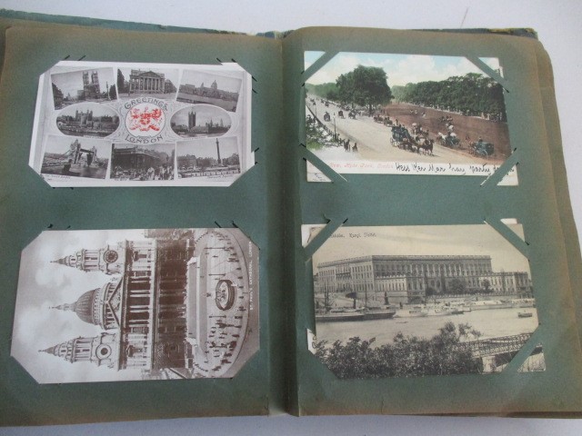 Two albums of vintage postcards - Image 13 of 63