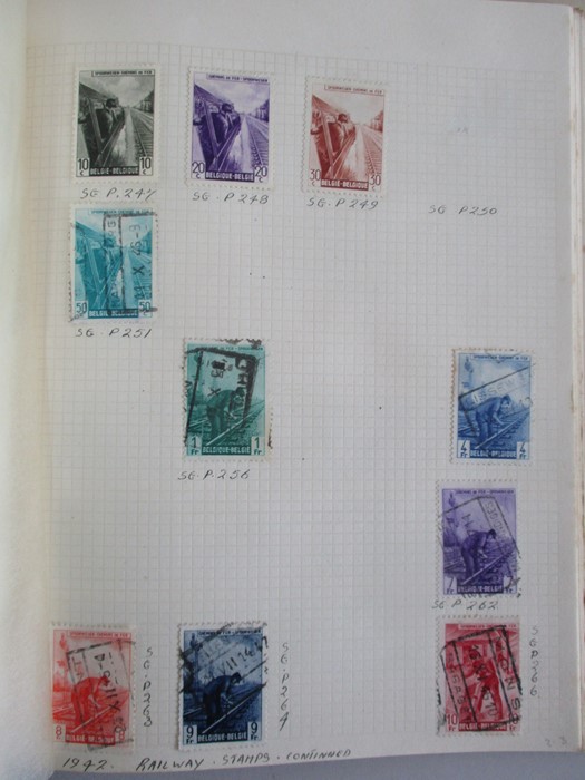 A album of stamp from countries including Afghanistan, Albania, Argentina, Austria, Belgium, Brazil, - Image 94 of 119