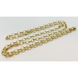 A 9ct gold chain, 12.1g