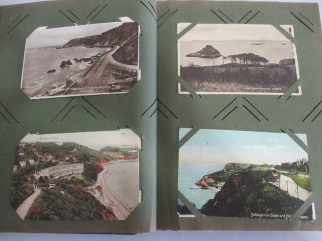 Two albums of vintage postcards - Image 37 of 63