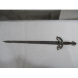 A gothic style short sword