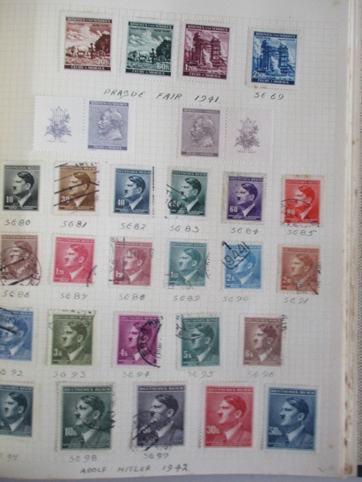 A album of stamp from countries including Afghanistan, Albania, Argentina, Austria, Belgium, Brazil, - Image 98 of 119