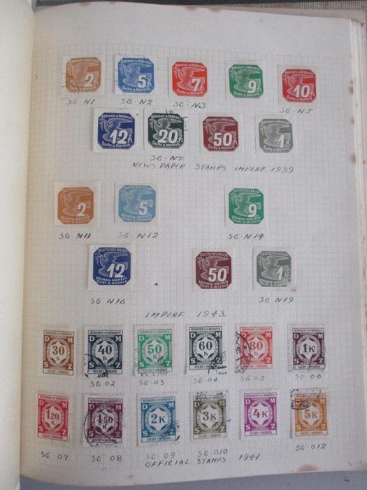 A album of stamp from countries including Afghanistan, Albania, Argentina, Austria, Belgium, Brazil, - Image 100 of 119