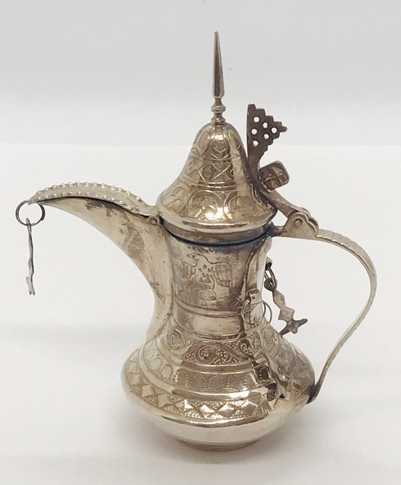Two 925 silver miniature coffee pots - Image 3 of 4