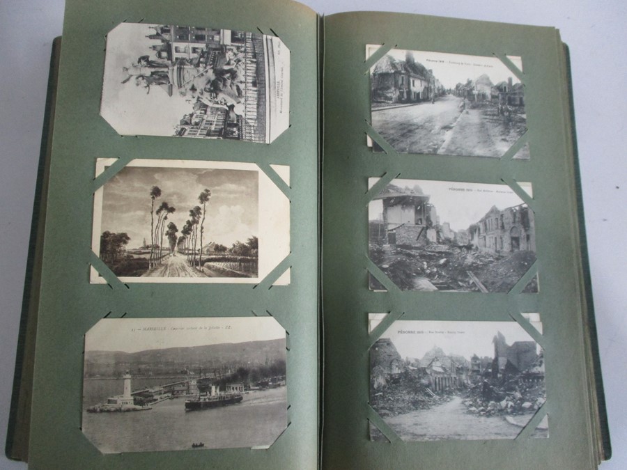 A large collection of postcards in five albums - Image 31 of 89