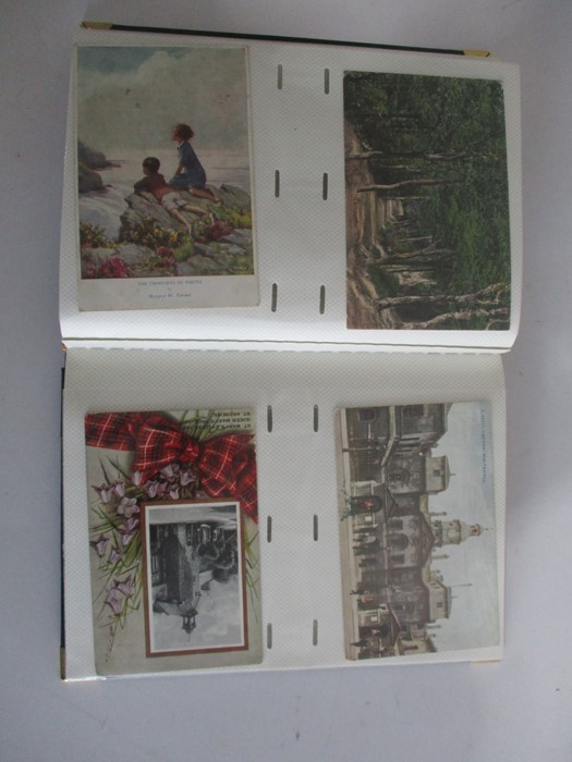 A large collection of postcards in five albums - Image 63 of 89