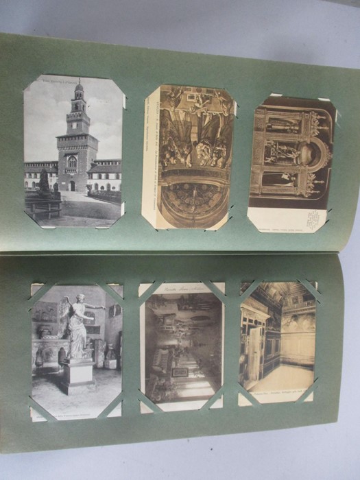 A large collection of postcards in five albums - Image 18 of 89