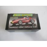 A limited edition box Scalextric Maserati 250F Tinplate Car - C2929A