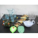 A set of Falcon ware flying ducks ( 1 A/F), Whitefriars set of 6 glasses, lemonade set etc.