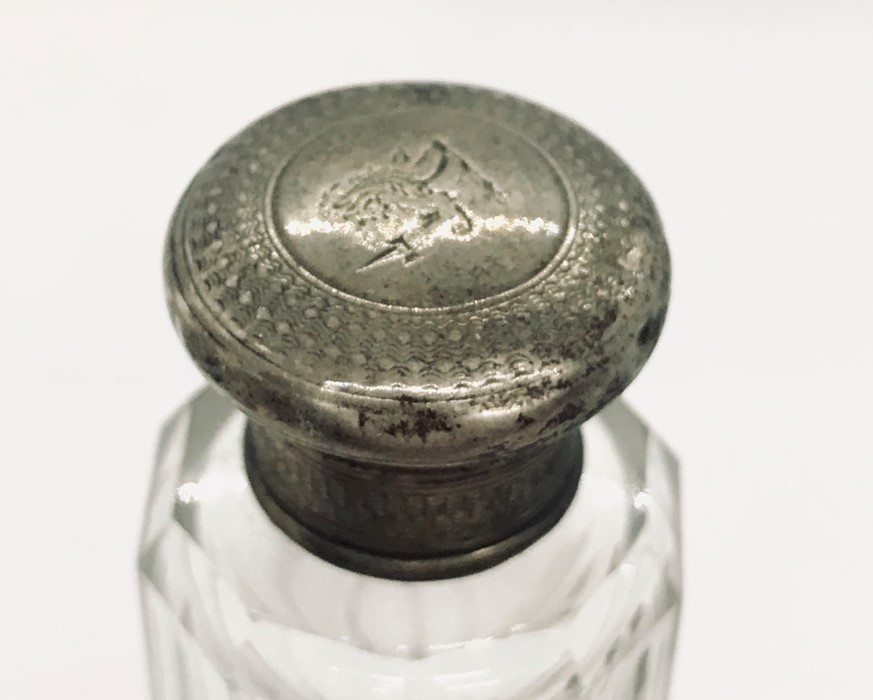 A silver topped scent bottle along with one other - Image 2 of 2