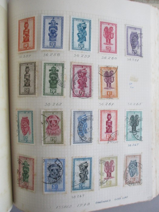 A album of stamp from countries including Afghanistan, Albania, Argentina, Austria, Belgium, Brazil, - Image 60 of 119