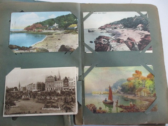 Two albums of vintage postcards - Image 4 of 63