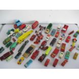 A collection of die-cast vehicles including Dinky, Corgi, Tri-ang etc