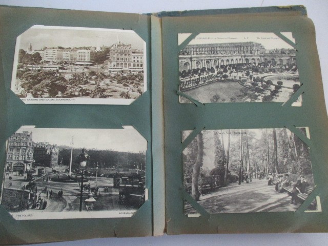 Two albums of vintage postcards - Image 20 of 63