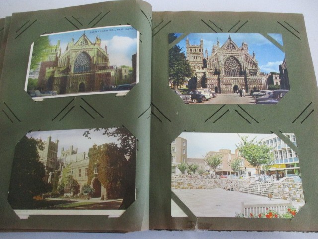 Two albums of vintage postcards - Image 41 of 63