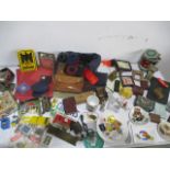 An assortment of interesting items including a quantity of Royal Mail paraphernalia, stamp themed