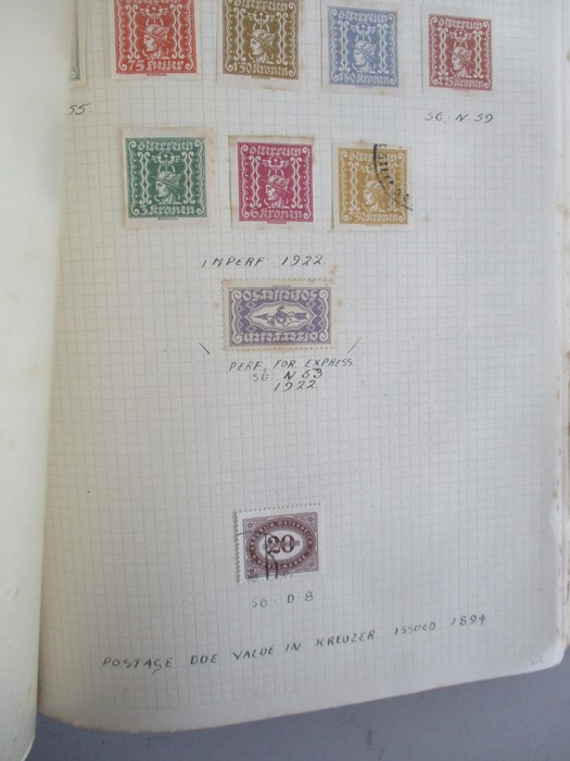 A album of stamp from countries including Afghanistan, Albania, Argentina, Austria, Belgium, Brazil, - Image 43 of 119