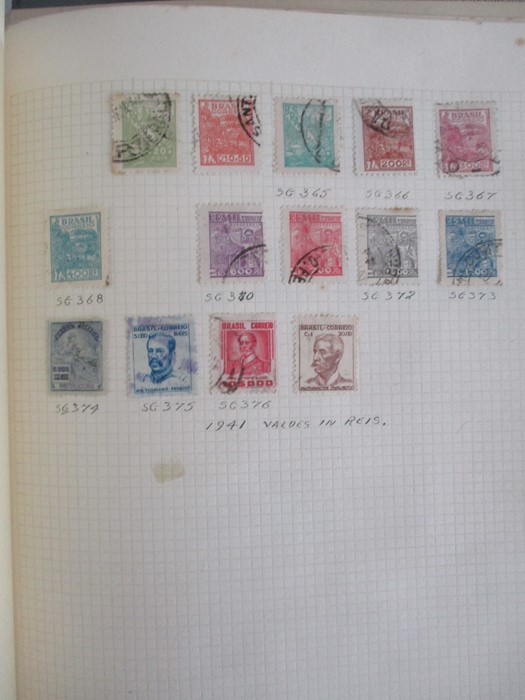 A album of stamp from countries including Afghanistan, Albania, Argentina, Austria, Belgium, Brazil, - Image 110 of 119