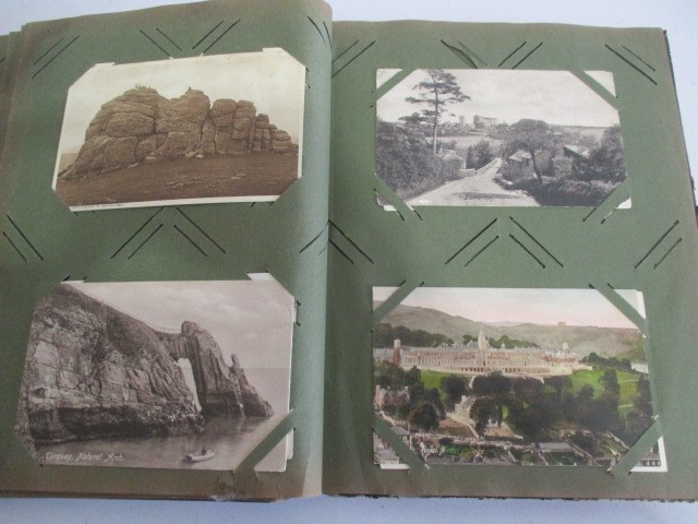 Two albums of vintage postcards - Image 43 of 63