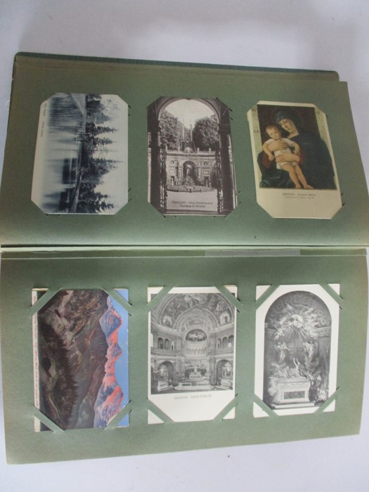 A large collection of postcards in five albums - Image 16 of 89