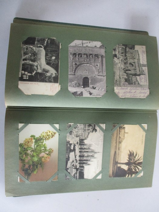 A large collection of postcards in five albums - Image 25 of 89