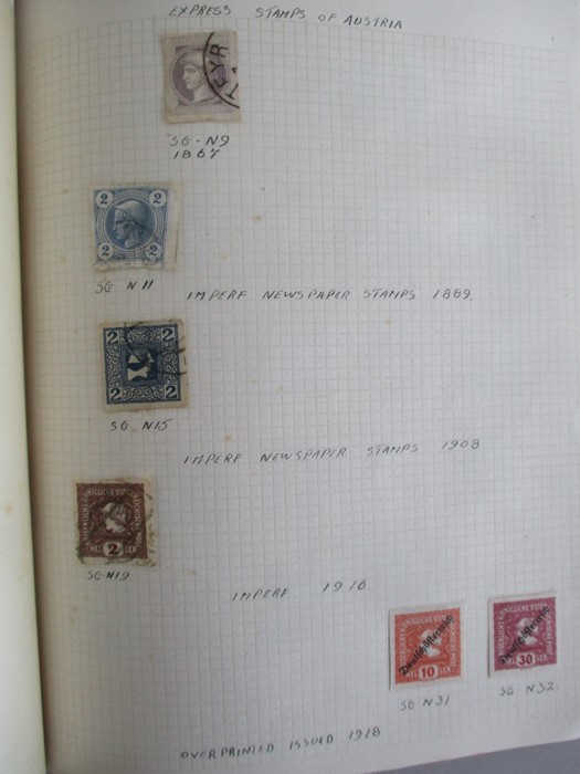 A album of stamp from countries including Afghanistan, Albania, Argentina, Austria, Belgium, Brazil, - Image 41 of 119